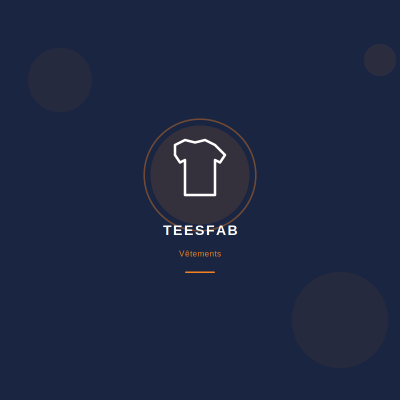 Vêtements personnalisés Teesfab